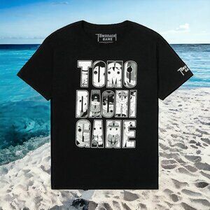 NWT - TOMODACHI GAME  CHARACTERS BLACK T-SHIRT (Unisex) - Size L